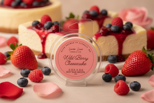 Wildbeeren-Käsekuchen-Wachsschmelze