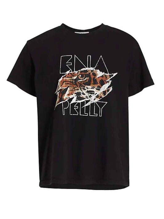 Tiger Eye Graphic Oversized Tee
