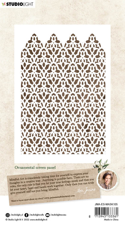 JMA Mask Ornamental Screen Panel Essentials 105x148x1mm 1 PC nr.105