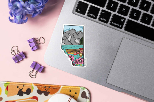 Banff Alberta Vinyl Sticker