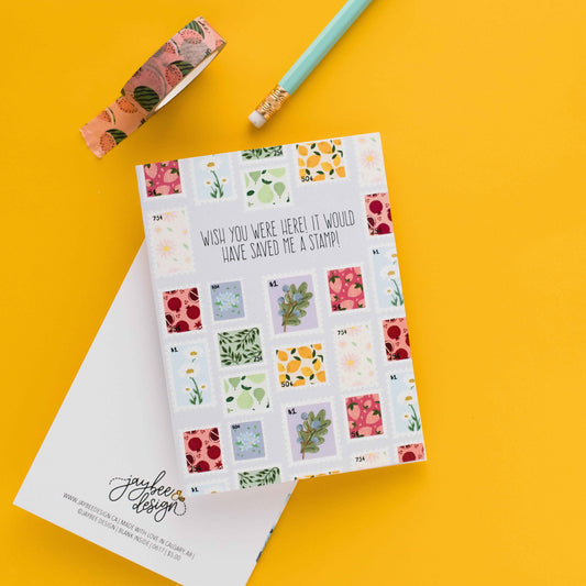 Wish You Were Here! It Would Have Saved Me A Stamp! - Greeting Card