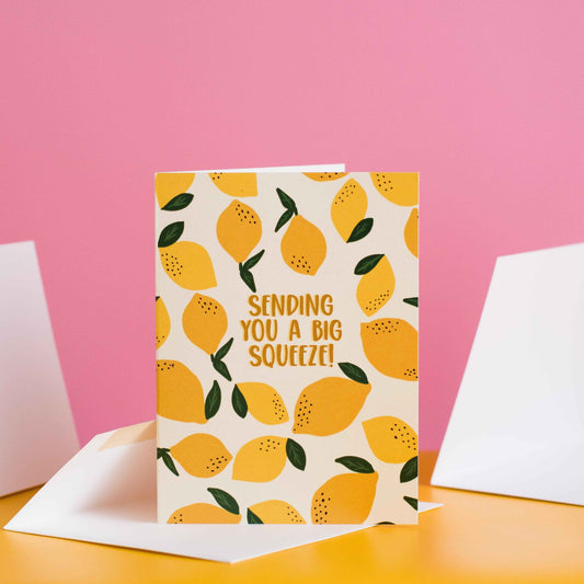 Sending You A Big Squeeze! - Greeting Card