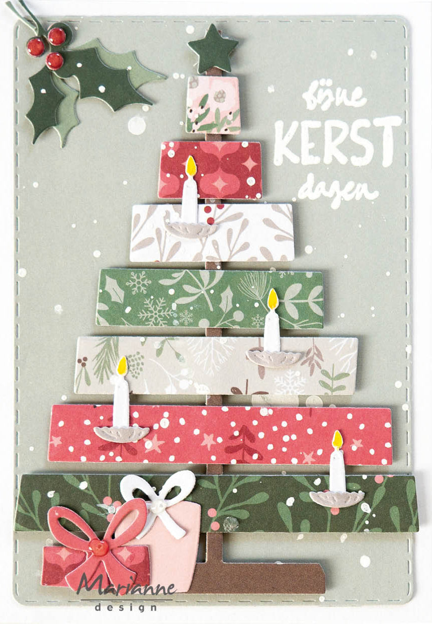 Marianne Design Collectables Die - Wooden Christmas Tree