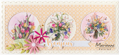 Marianne Design A4 Cutting Sheet - Mattie's Mini's - Bouquets