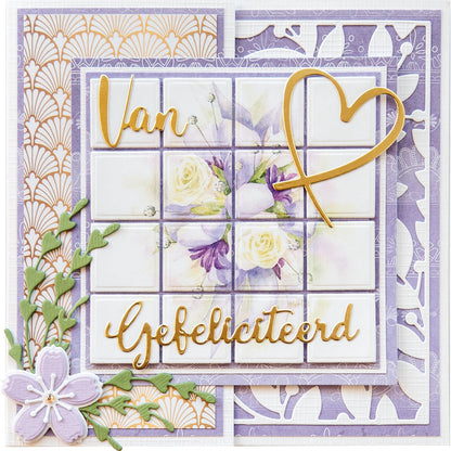 Marianne Design A4 Cutting Sheet - Mattie's Mooiste Romantic Bouquets