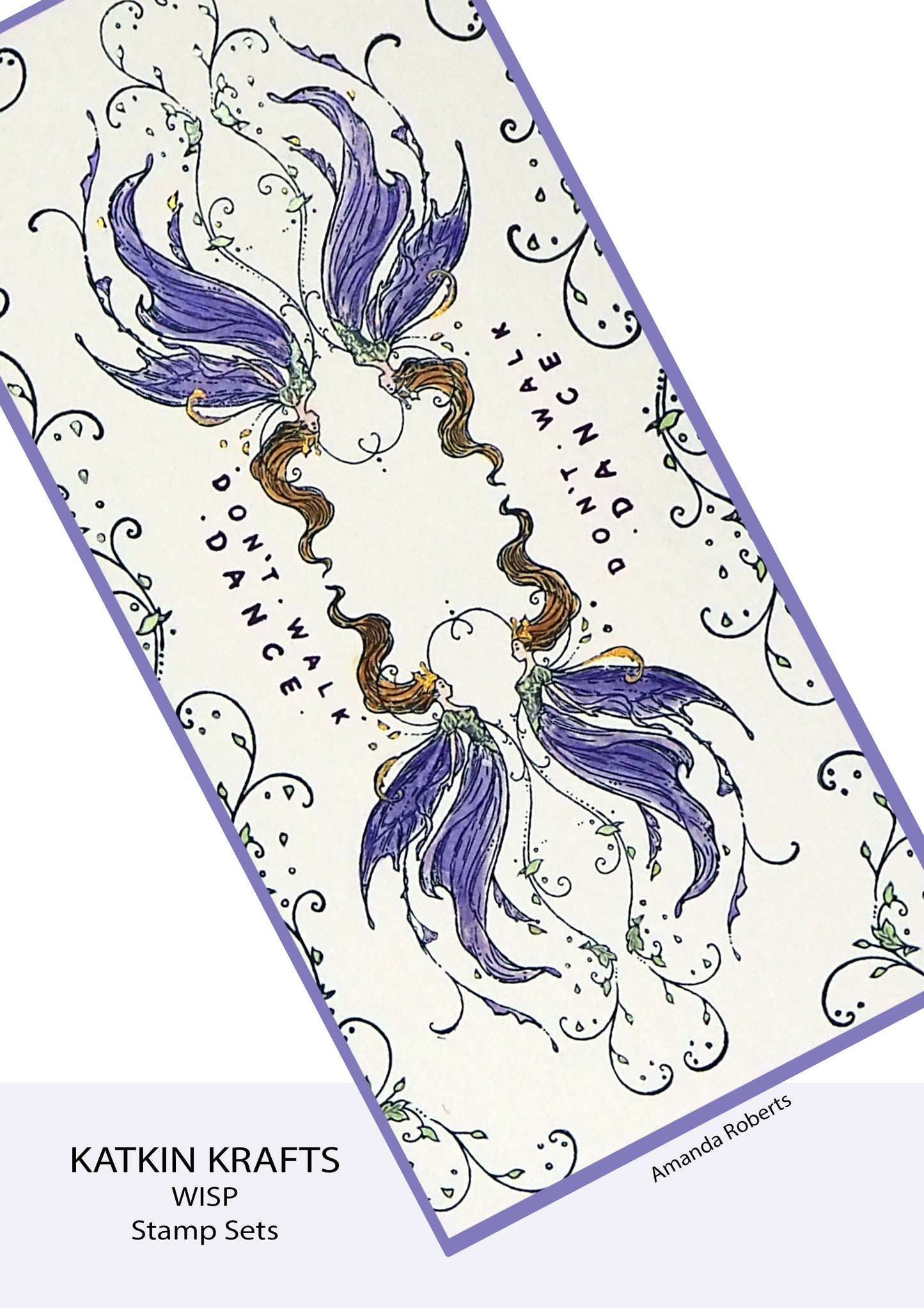 Katkin Krafts Wisp 6 in x 8 in Clear Stamp Set