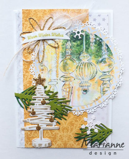Marianne Design Creatables Tiny's Christmas Tree Wood