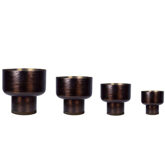 Lupe - Copper Mid-Century Mushroom Planter (Multiple Sizes)