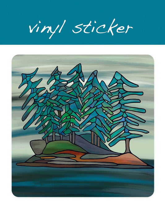Vinyl-Aufkleber - Little Island