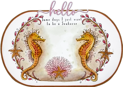 Pink Ink Designs Seas The Day 6 in x 8 in Clear Stamp Set