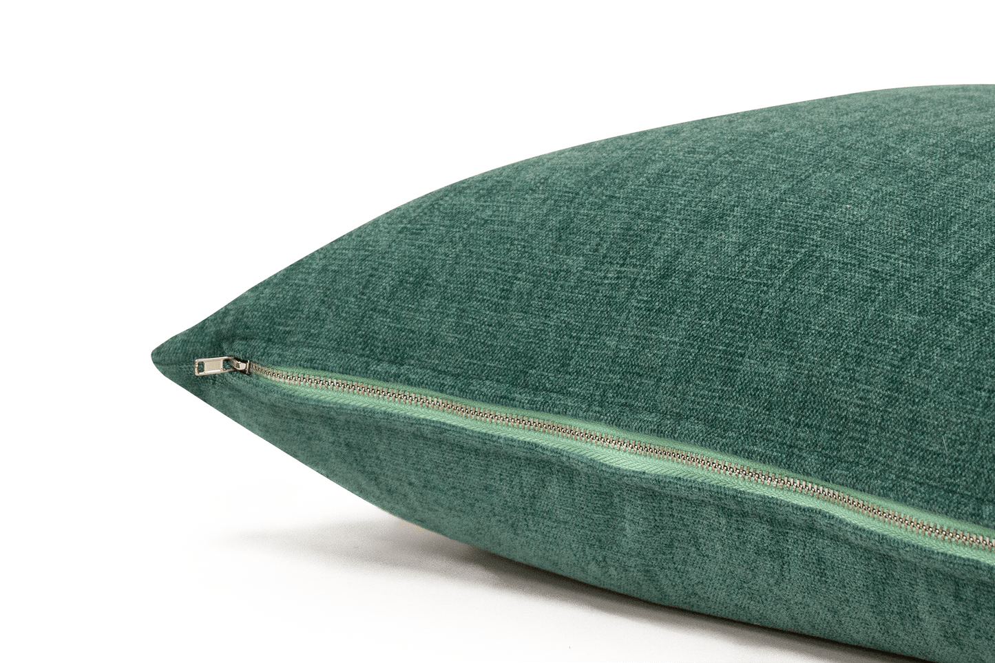 Maritimer Chenille-Kissenbezug