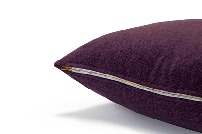 Merlot Chenille-Kissenbezug
