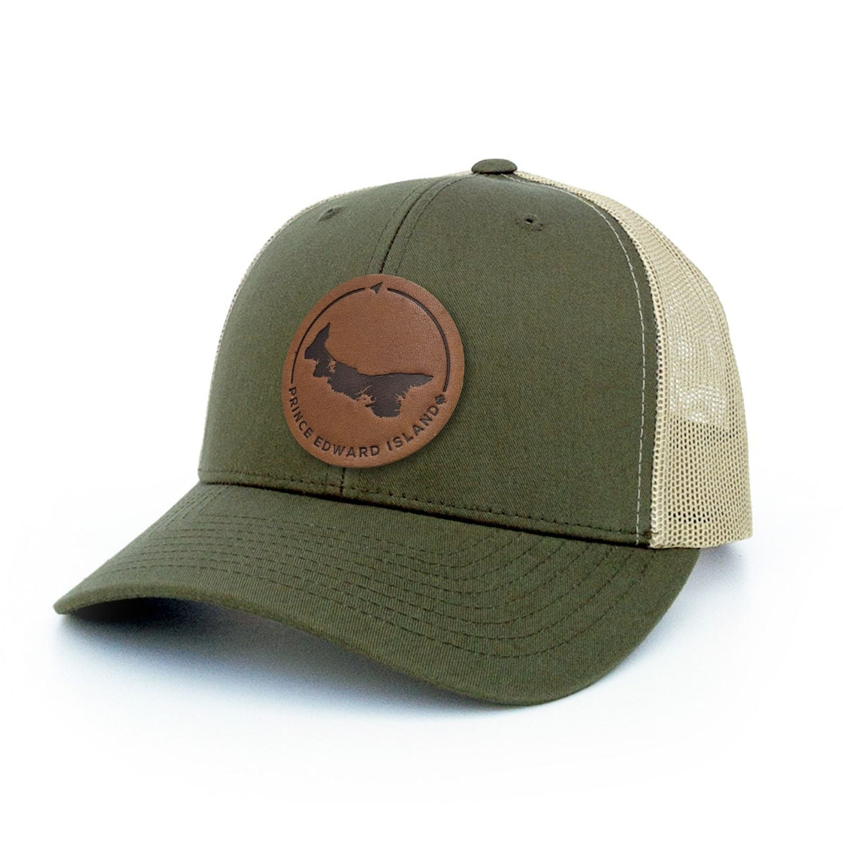 Prince Edward Island Leather Patch Trucker Hat