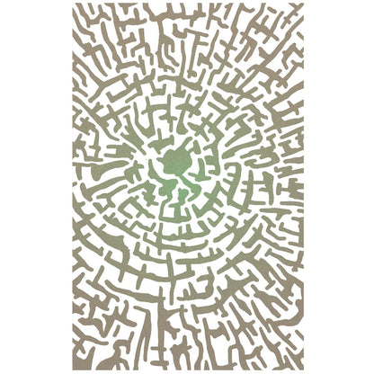 Texture Stencil 5"x8" Cross Section