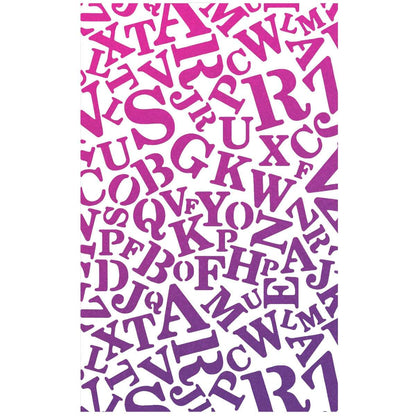 Ciao Bella Texture Stencil 5"x8" Newspaper Font