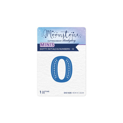 Moonstone Dies - Dotty Initials & Numbers - O