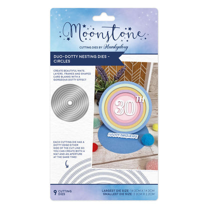 Moonstone Dies - Duo-Dotty Nesting Dies - Circles