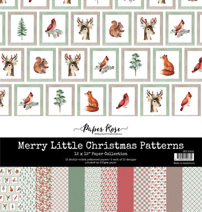 Merry Little Christmas Patterns 12x12 Paper Collection 30531