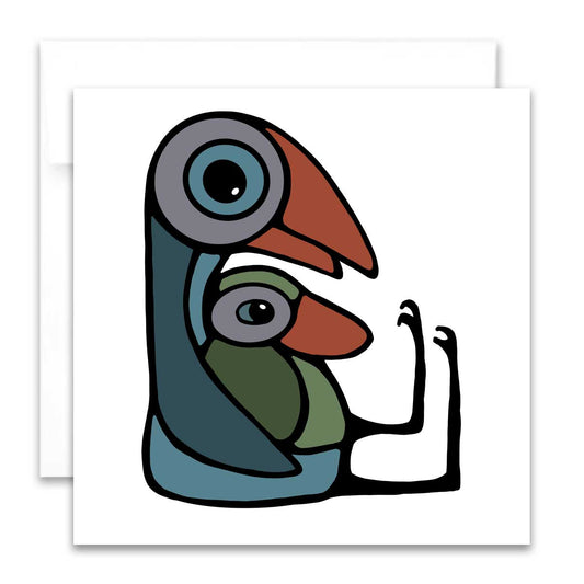 Greeting Card - Mother-Child