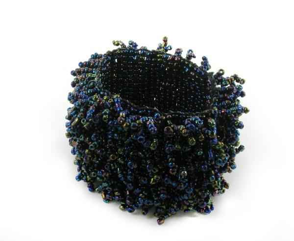 Stretchy Beaded Urchin Bracelet