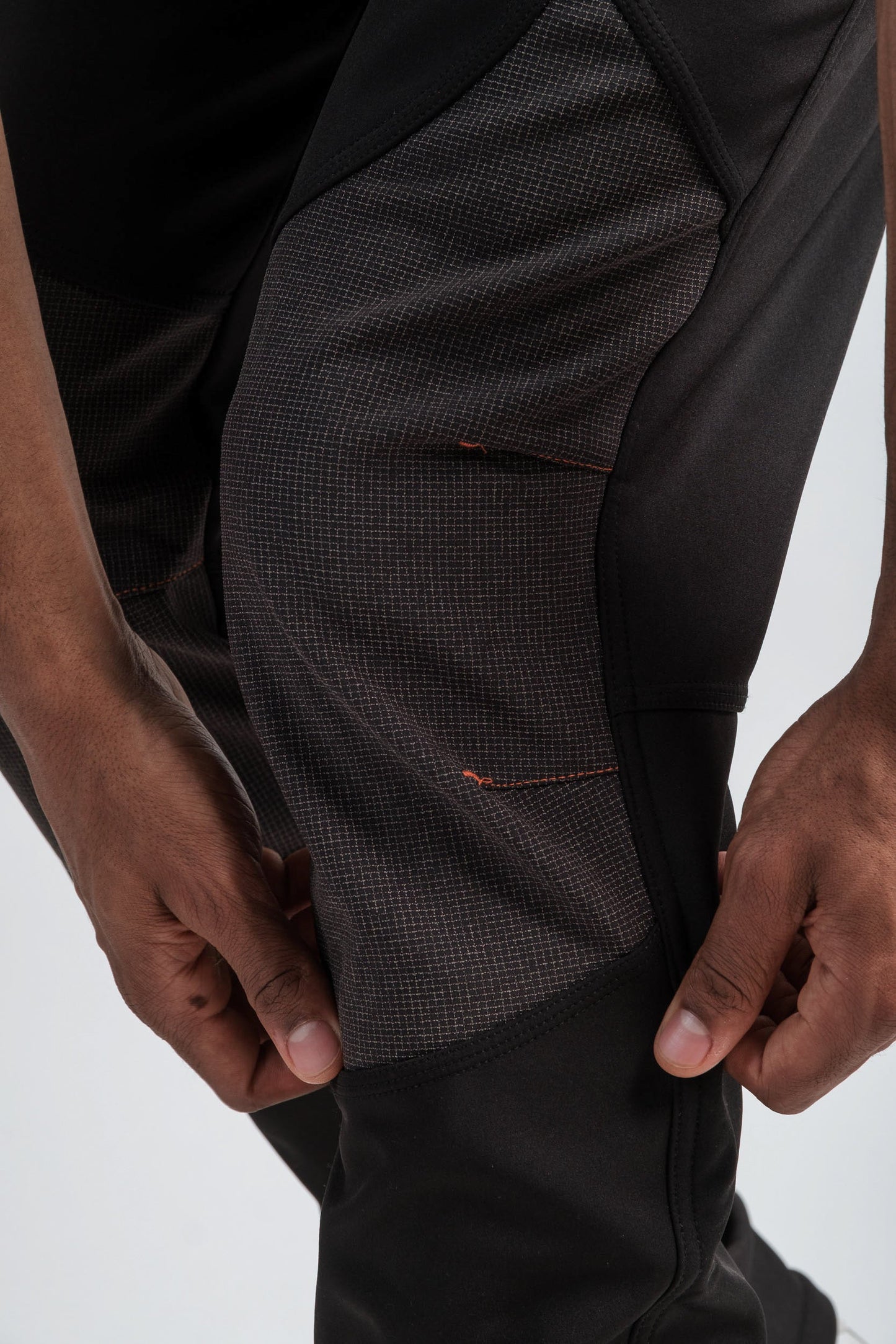 Herren Schwarze Wasserabweisende Abenteuerhose
