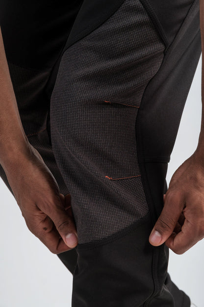 Herren Schwarze Wasserabweisende Abenteuerhose