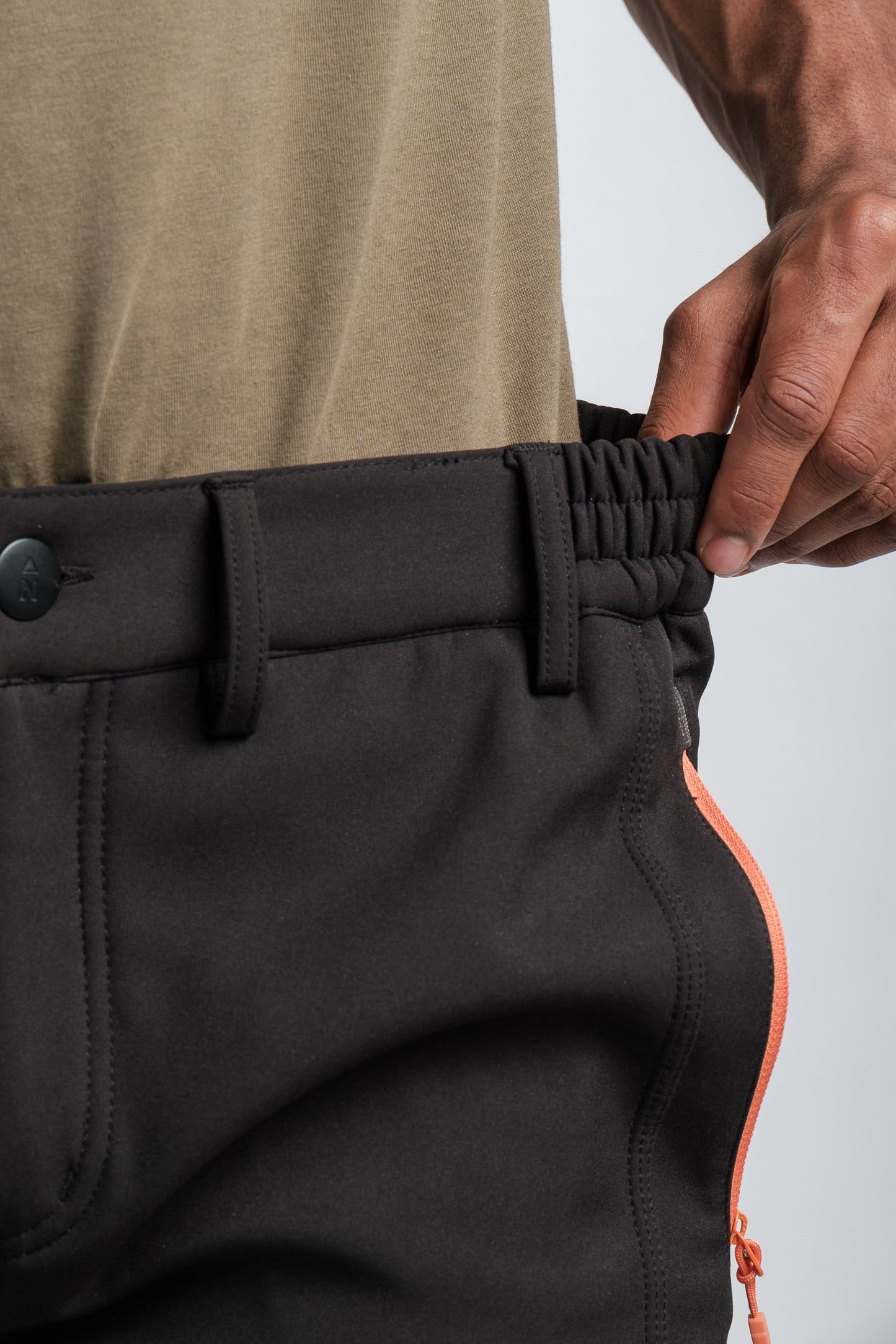 Herren Schwarze Wasserabweisende Abenteuerhose