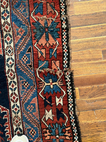 Antique Persian Afshar Rug | 7’ 4" x 5’