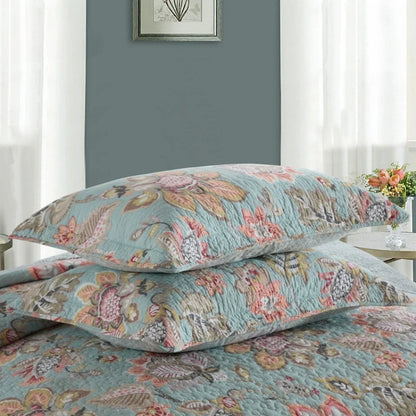 Ophelia 3 Pc Light Weight Quilted Comforter Set - Multiple Options