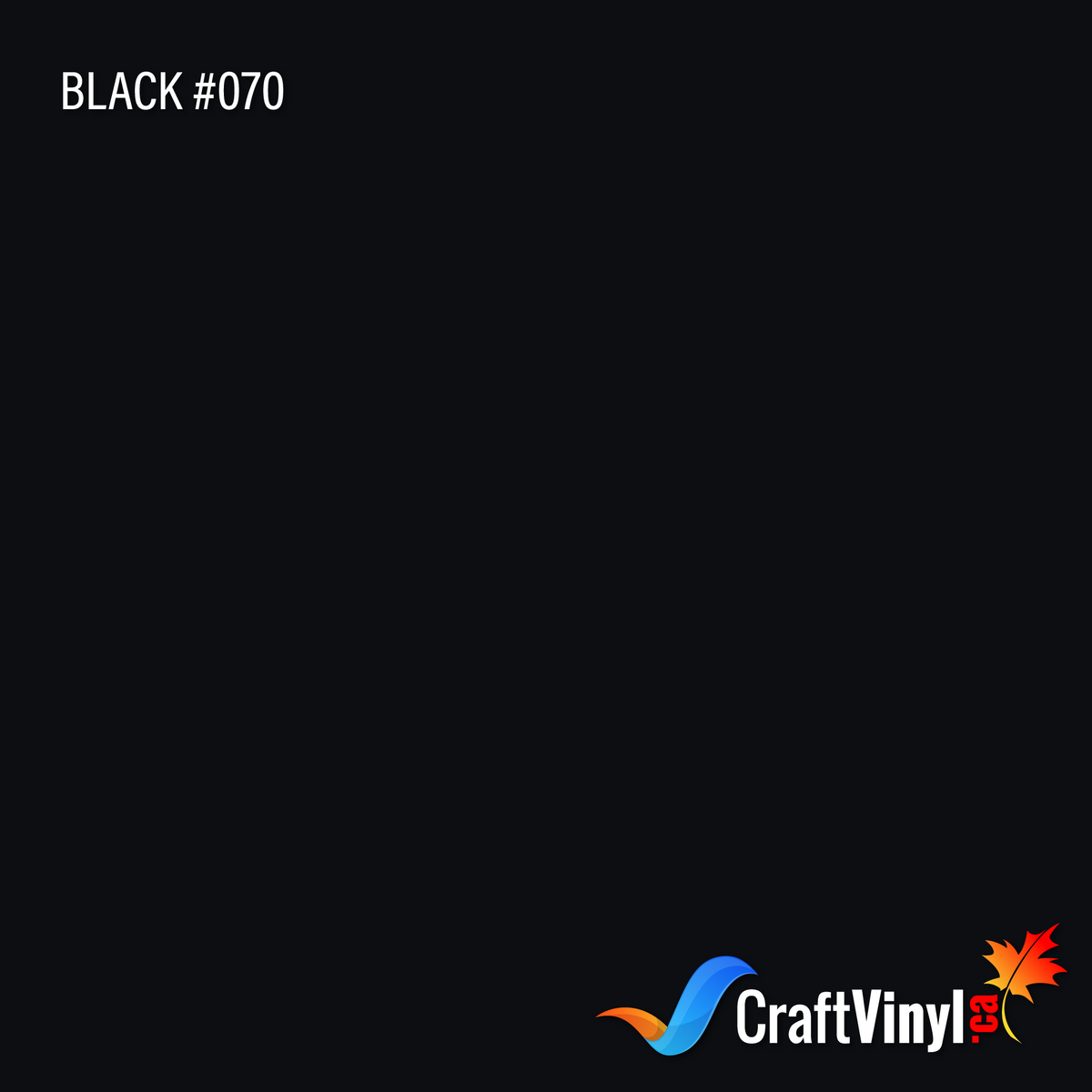 Oracal 651 Glossy Black #070sheets and rolls