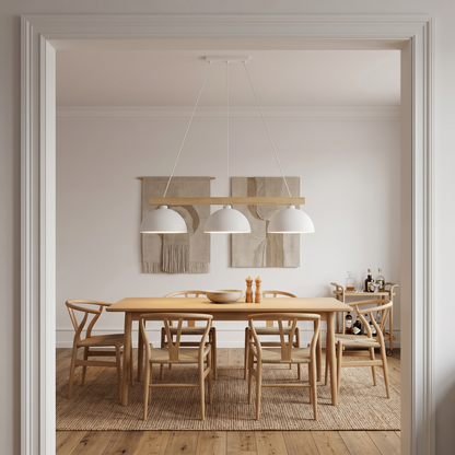 OSLO Scandinavian 3-Light Pendant Light for Dining Table & Kitchen Island