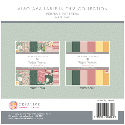 The Paper Boutique Perfect Partners Flower Patch 8 in x 8 in Colours