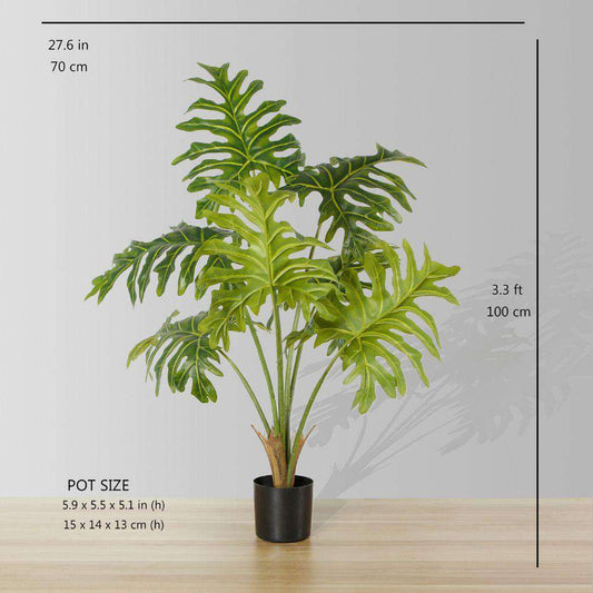 Philo Künstlicher Philodendron Topfpflanze 99 cm