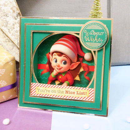 Festive Splendid Sentiments for Square Pocket Pad