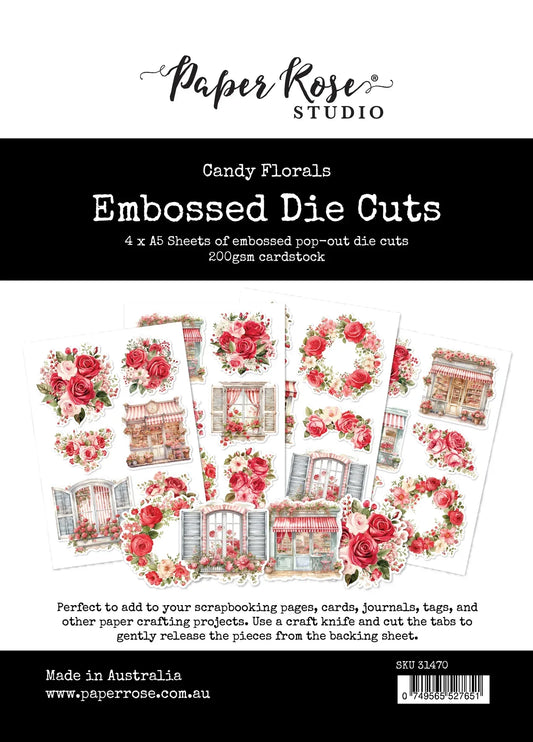 Candy Florals Embossed Die Cuts 31470