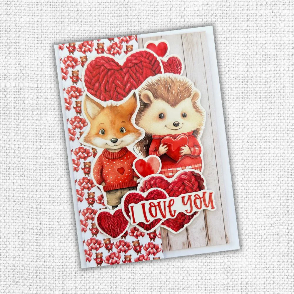 Animal Love Embossed Die Cuts 31629