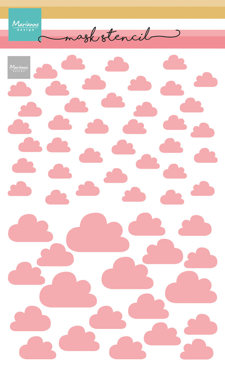 Marianne Design Mask Stencil - Clouds