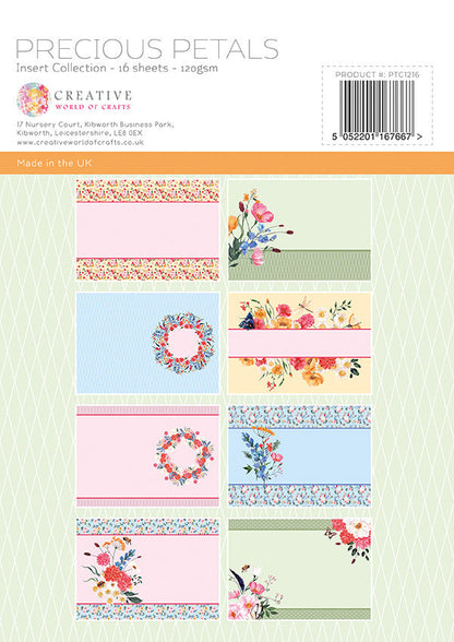 The Paper Tree Precious Petals A4 Insert Collection