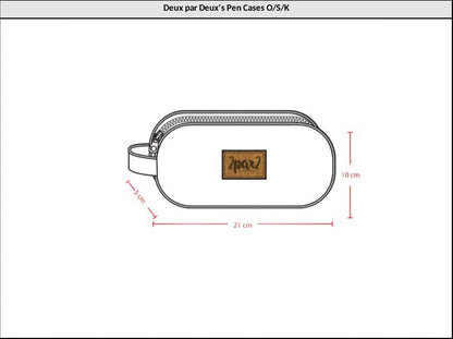 Double Pencil Case Smiley Face Girl