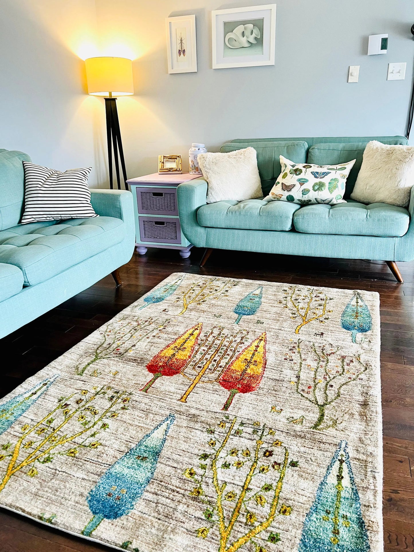 Persian Gabbeh Rug | 6’ 6” x 4’ 7”
