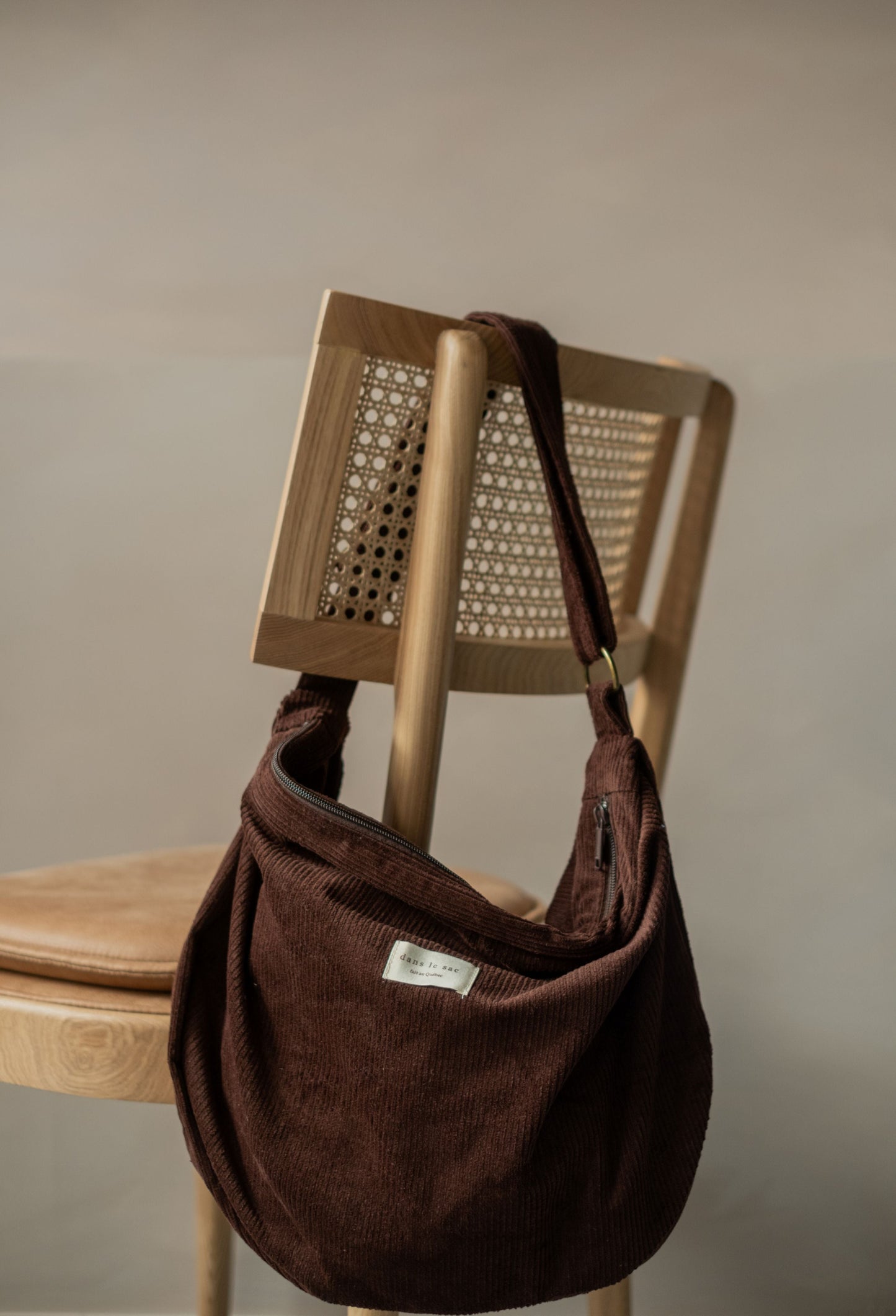Kord-Crossbody-Tasche | Verstellbarer Schultergurt