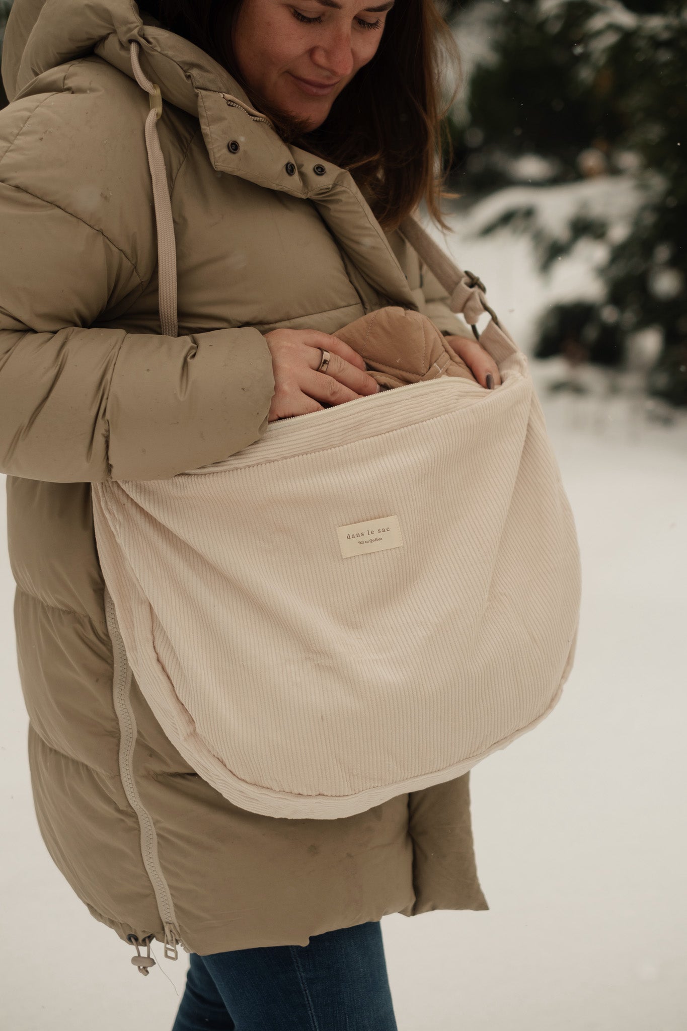Kord-Crossbody-Tasche | Verstellbarer Schultergurt