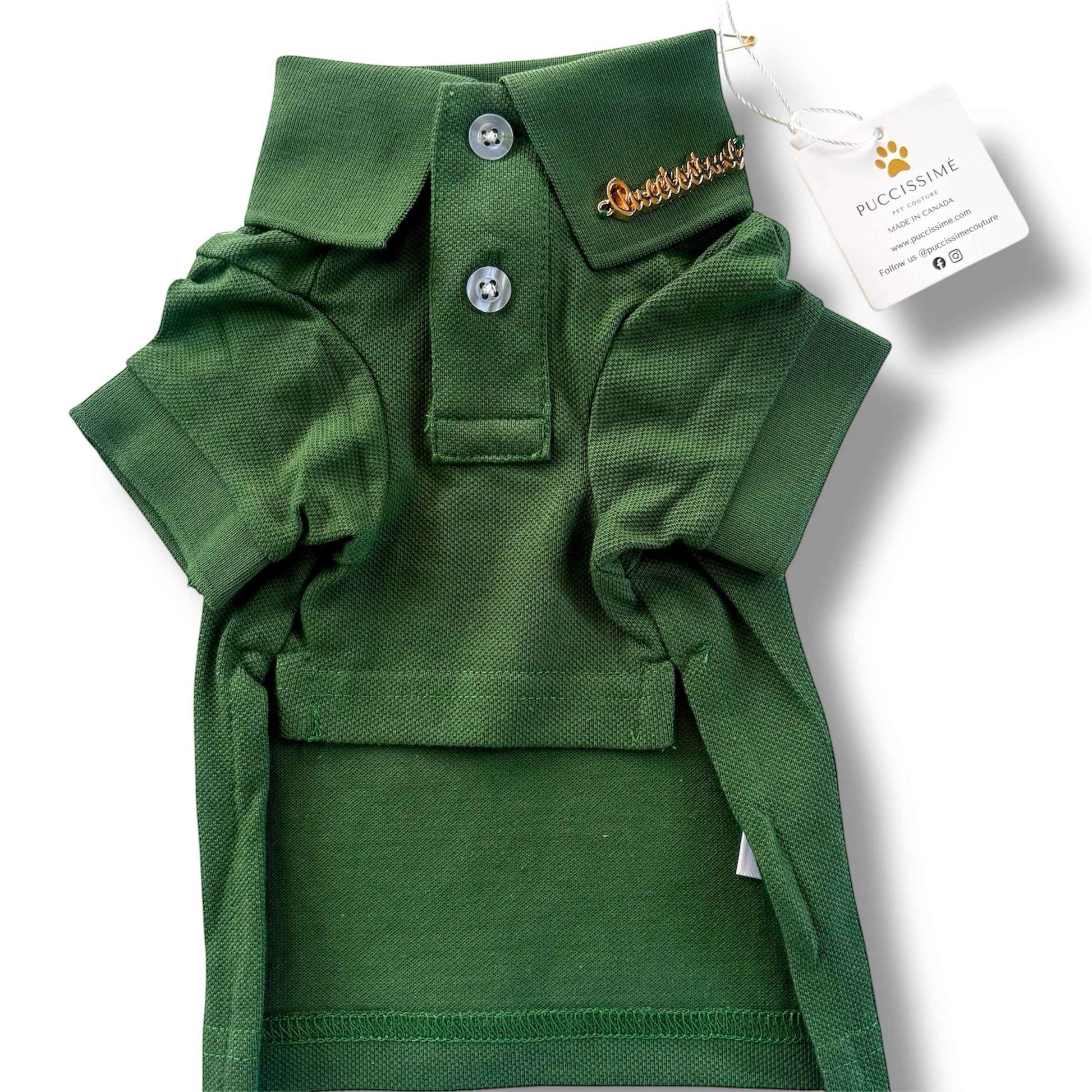 Green cotton shirt