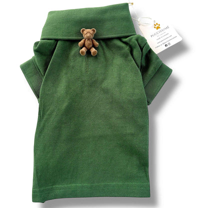 Green cotton shirt