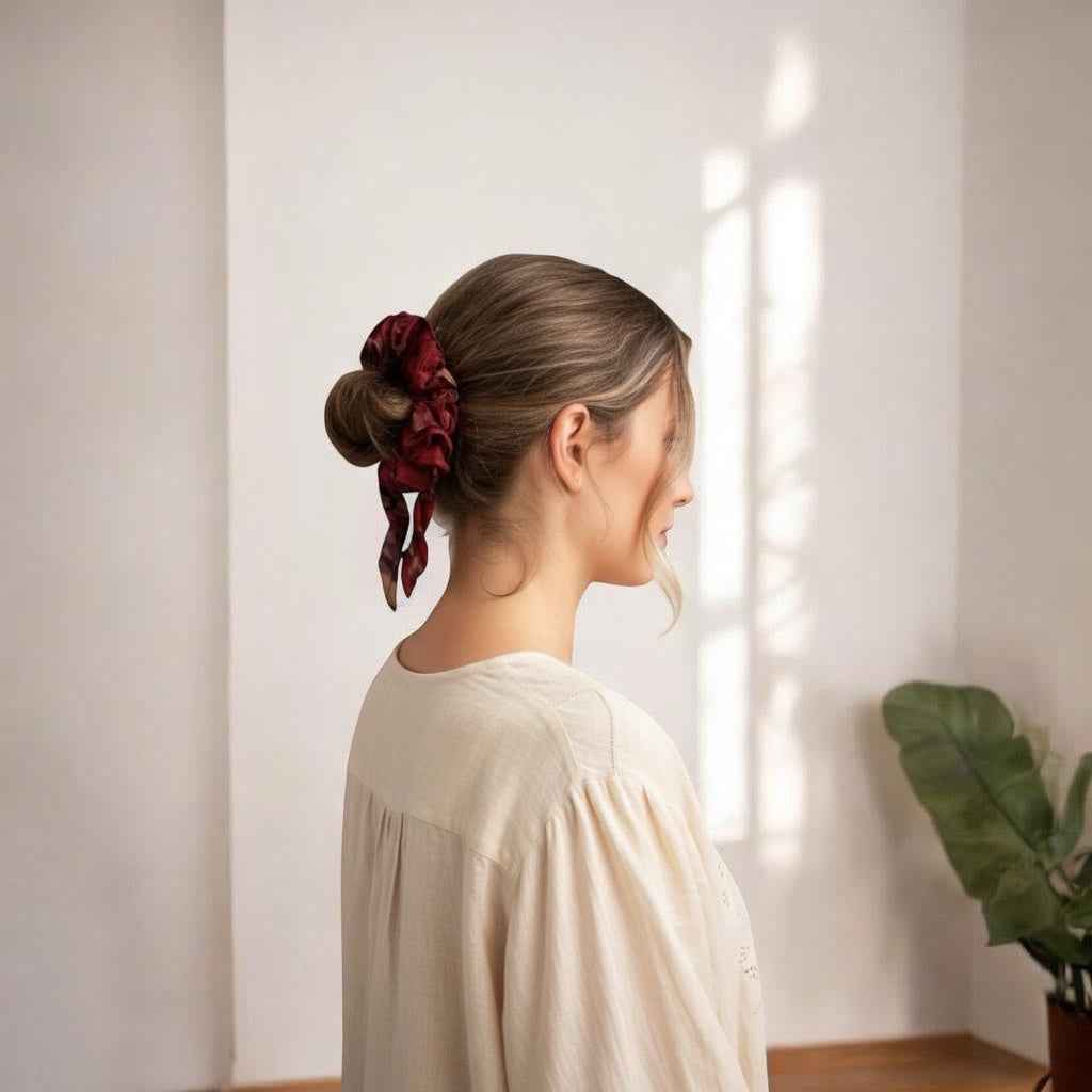 Tie Dye Scrunchie With Tail