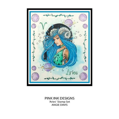 Pink Ink Designs Aries Trailblazer 6 in x 8 in Clear Stamp Set