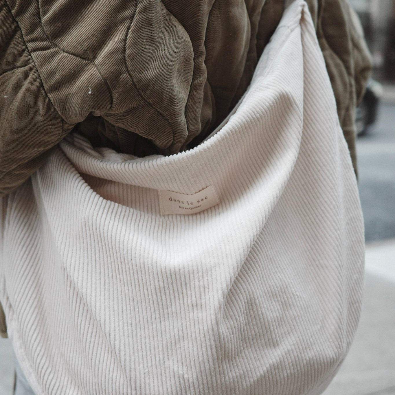 Kord-Crossbody-Tasche | Verstellbarer Schultergurt