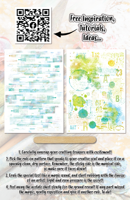 AALL and Create Rub-Ons - Greeny Meanies