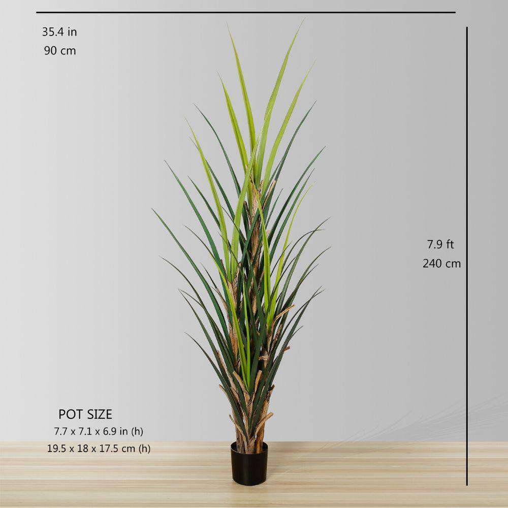 Ralu Künstlicher Aloe-Baum Topfpflanze (verschiedene Größen)