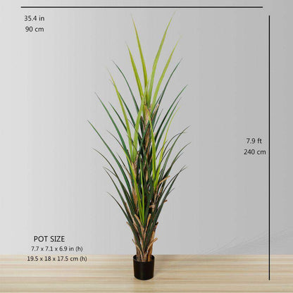 Ralu Künstlicher Aloe-Baum Topfpflanze (verschiedene Größen)
